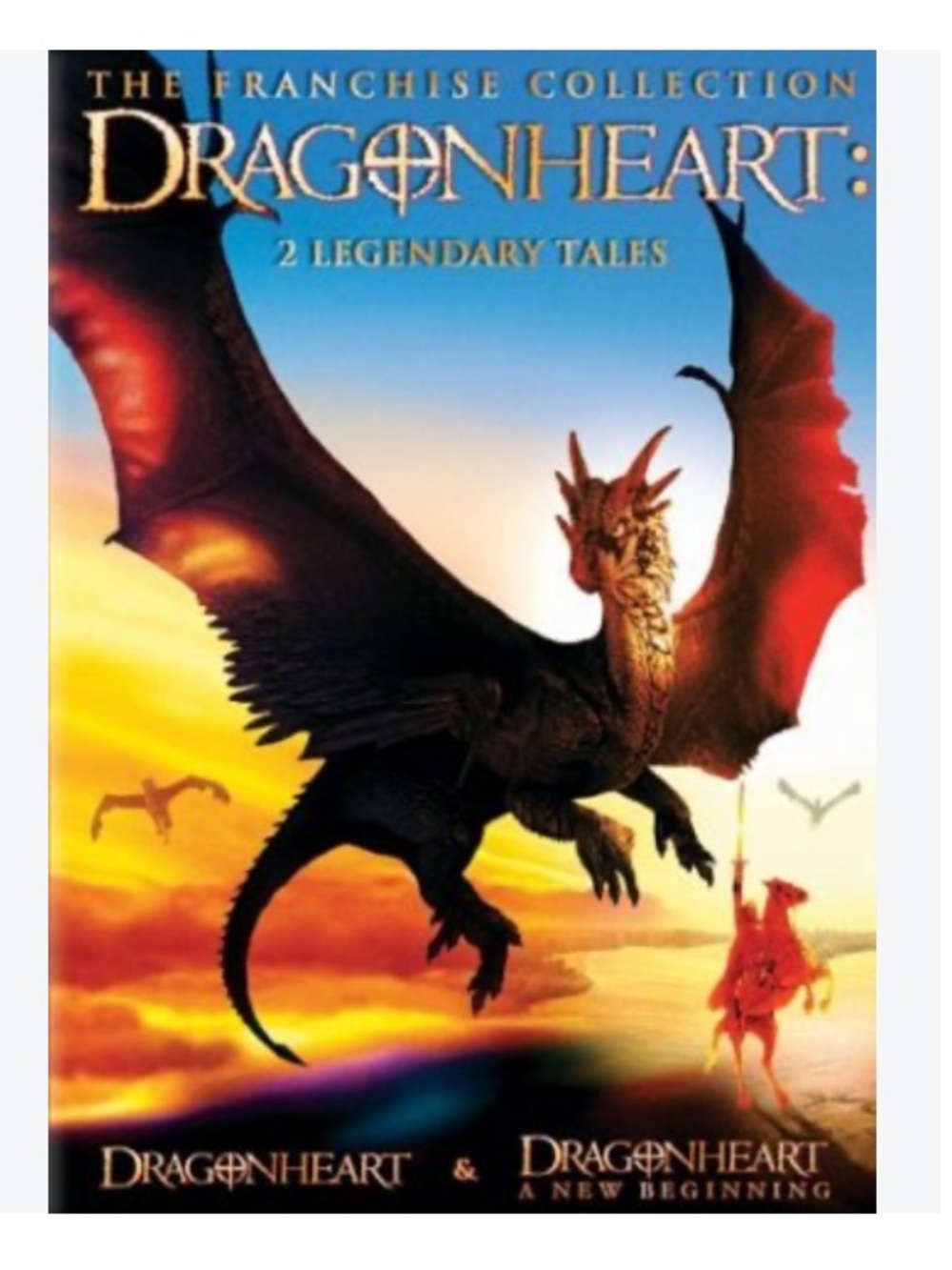 Dragonheart & DragonHeart a New Beginning DVD (two) Movies